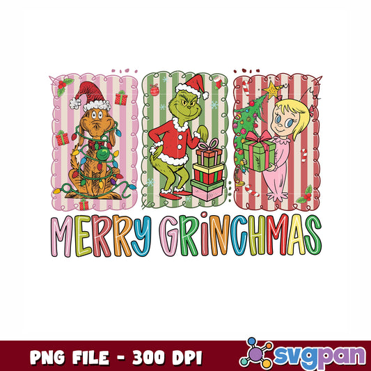Merry Grincmas png, christmnas holidays png, grinch friends png
