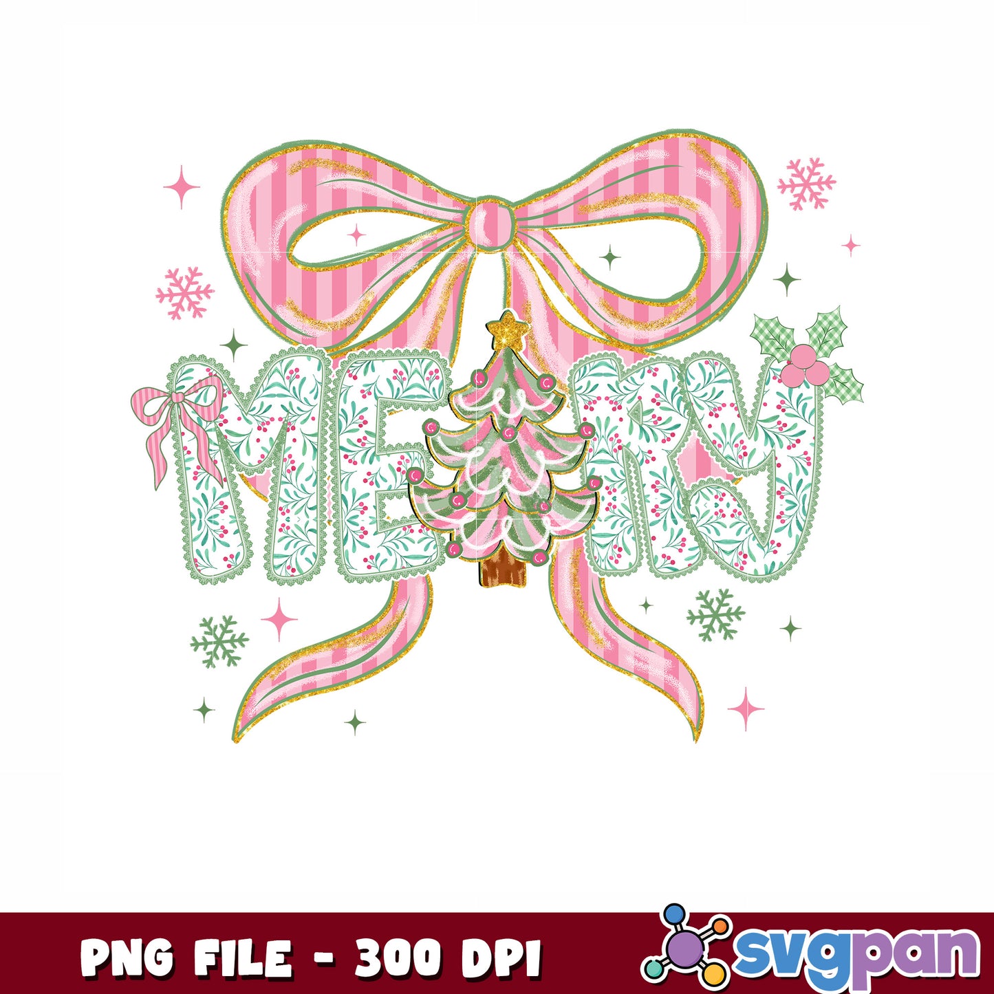 Merry bow png, cartoon png, christmas songs png