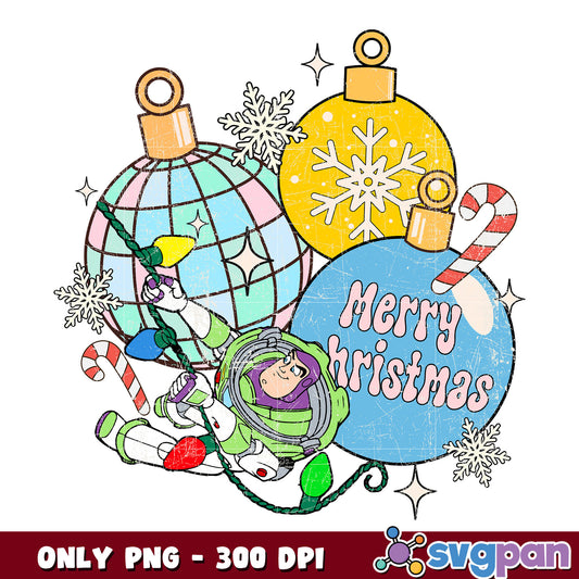 Merry buzz lightyear christmas png