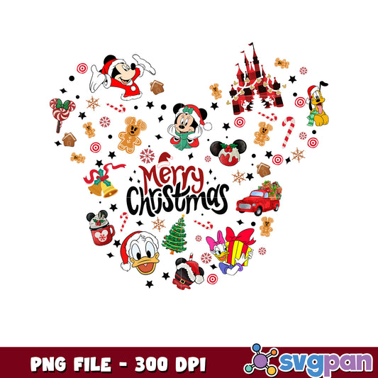 Merry christmas disney png, merry christmas​ png, holiday png