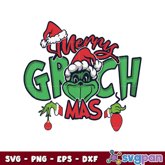 Merry christmas grinchmas 2023 funny svg