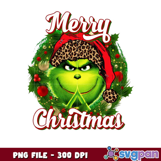 Merry christmas png, cartoon grinch png, blue grinch​ ​png