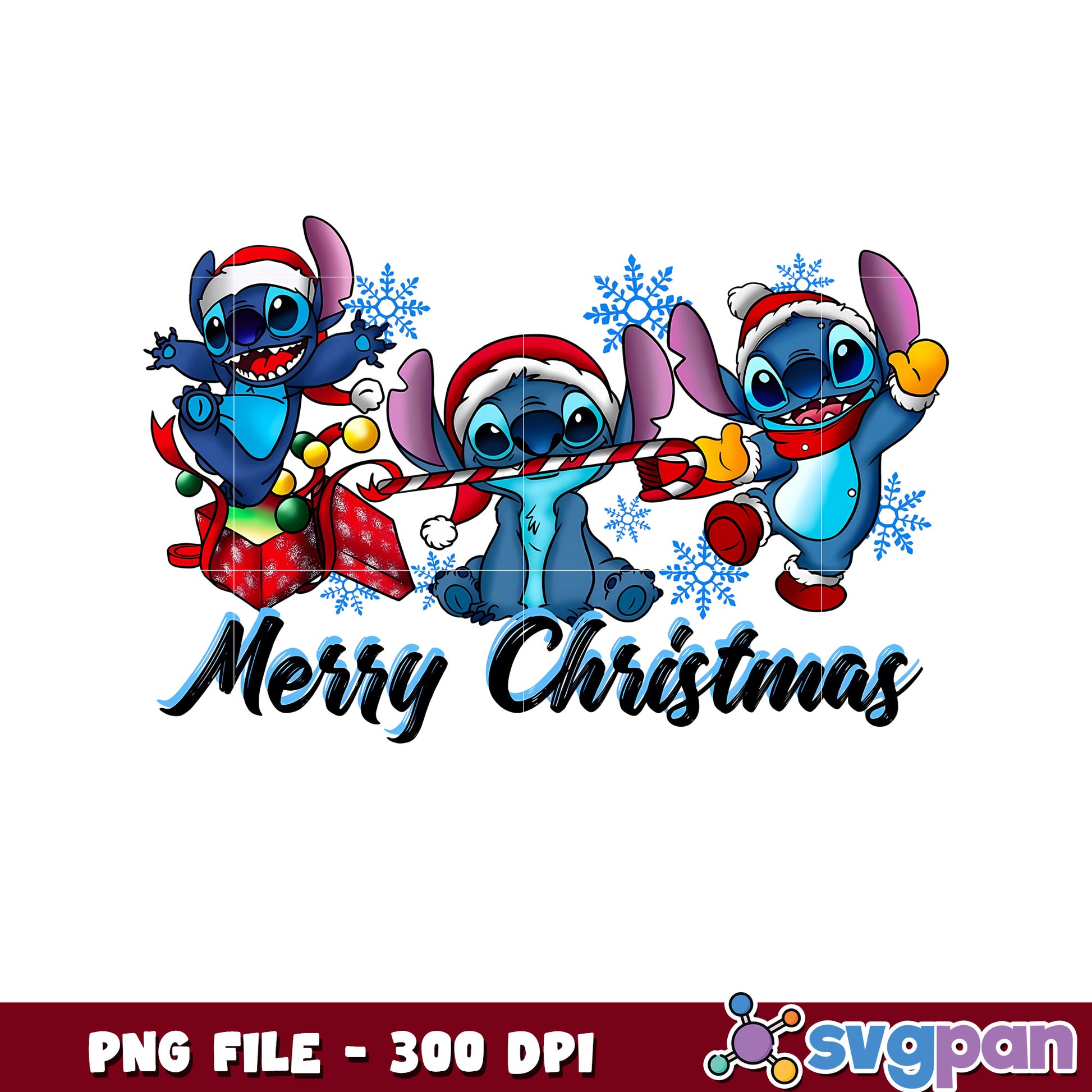 Merry christmas stitch png, disney characters png, cute stitch png