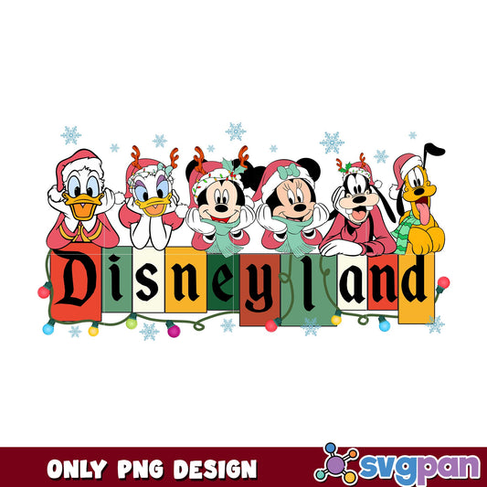 Merry disneyland christmas png