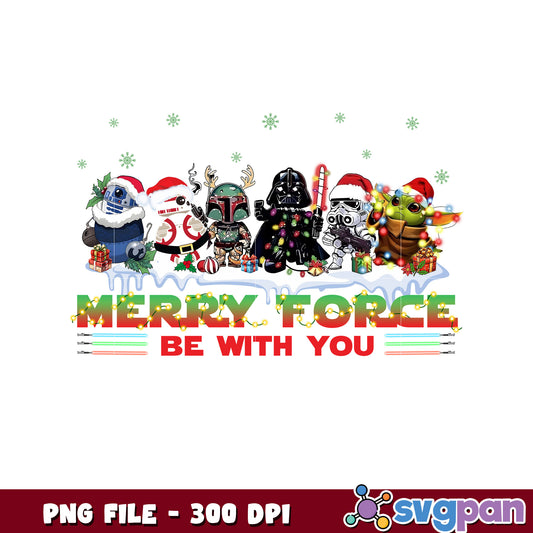 Merry force star wars png, darth vader png, star wars png