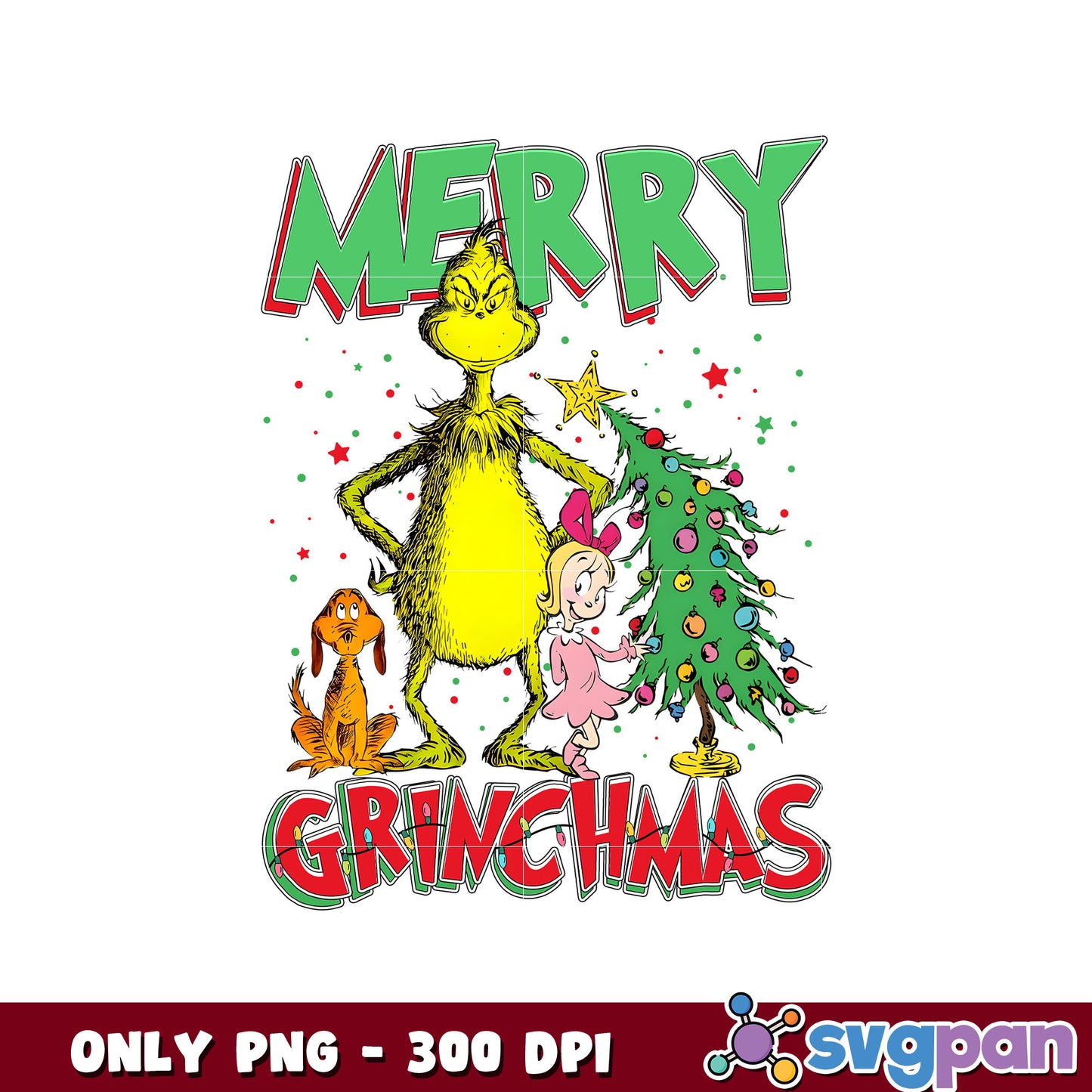 Merry grinchmas friends chistmas png