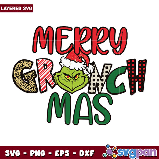 Merry grinchmas logo svg, grinch quotes svg, grinch costume svg