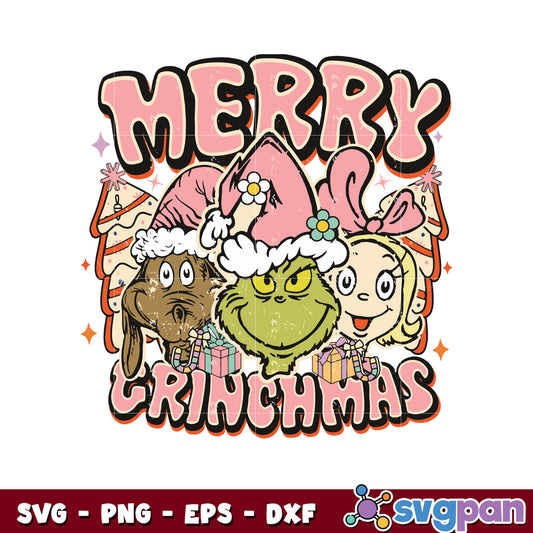 Merry grinchmas max cindy lou who svg