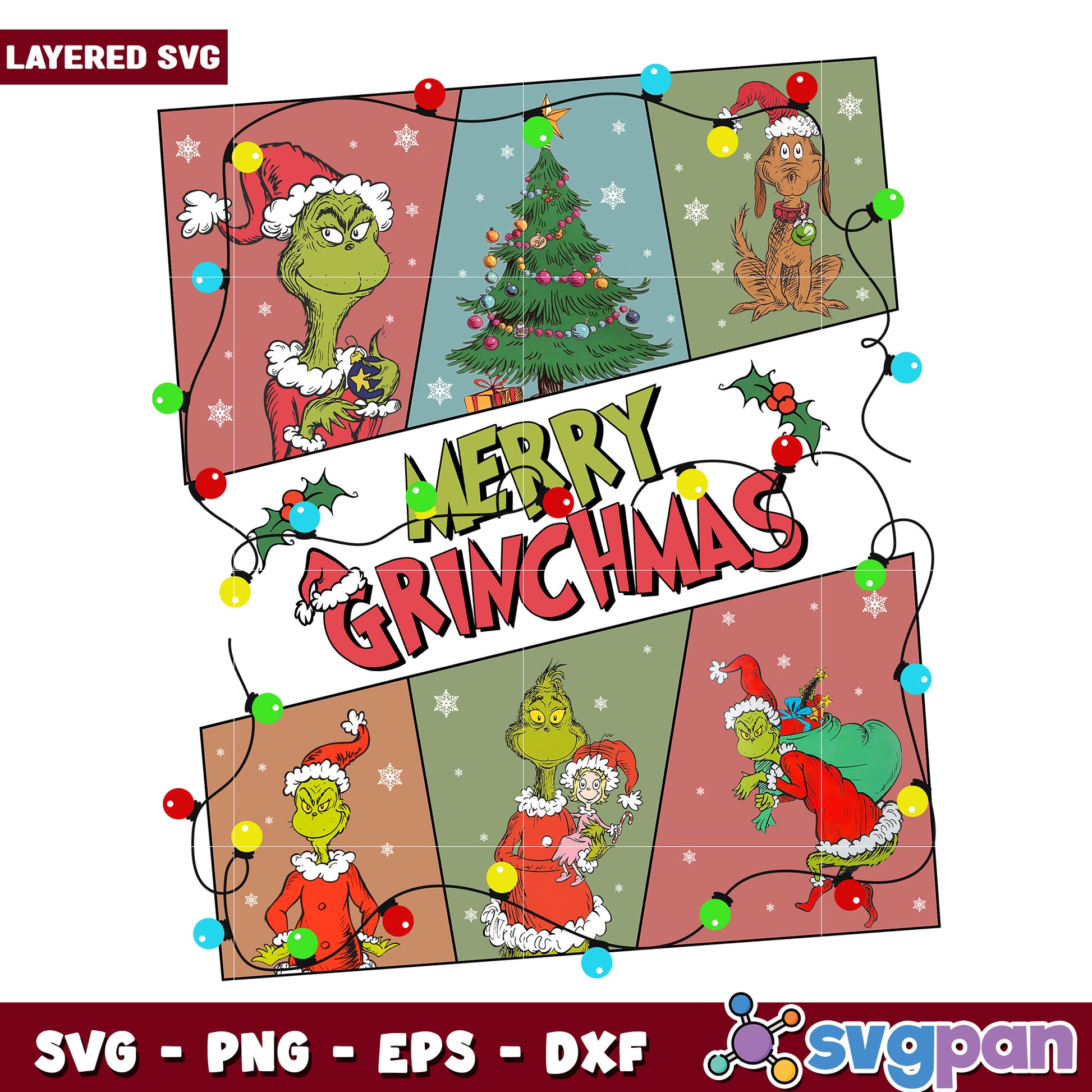 Merry grinchmas svg, christmas svg, grinch svg