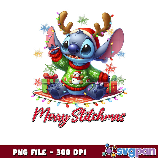 Merry stitchmas png, last christmas png, spirit christmas ​png