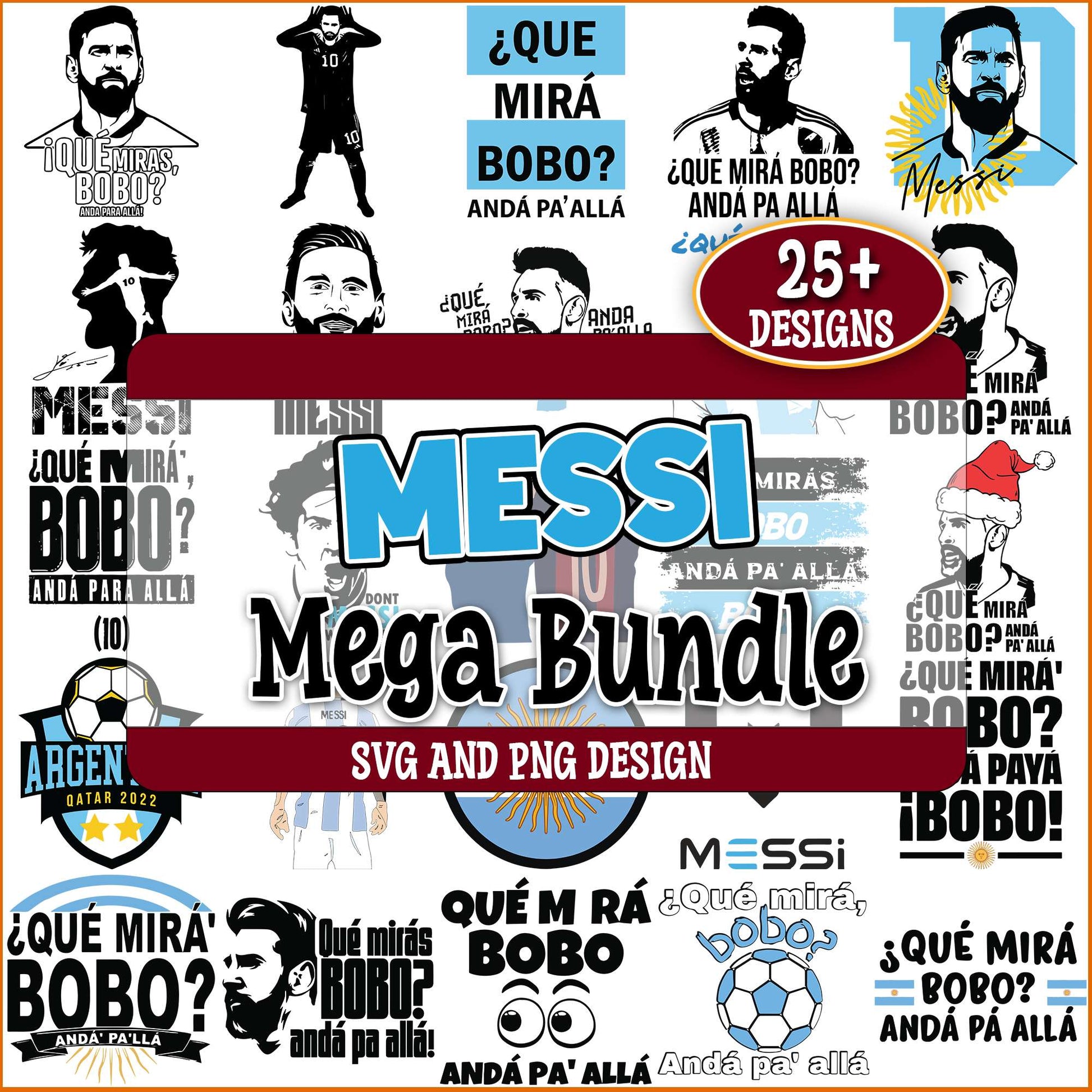 Messi quotes svg bundle
