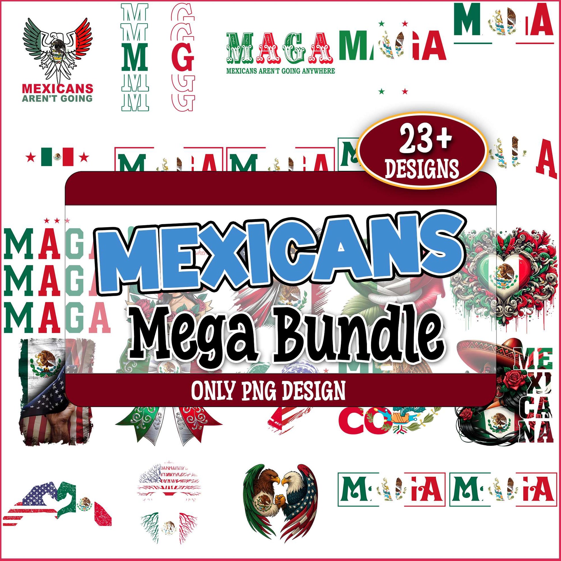 Mexican quotes png bundle