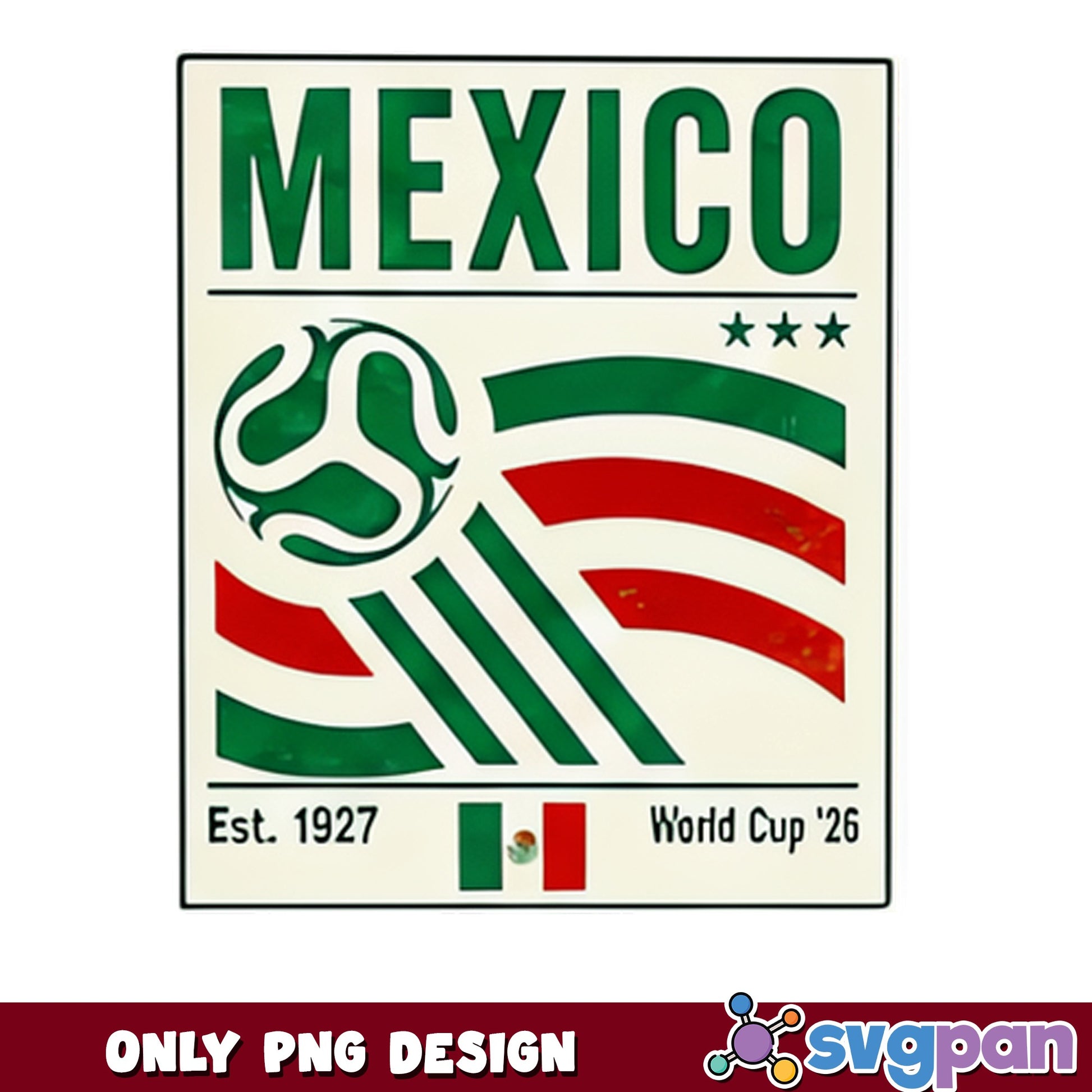 Mexico Soccer World Cup 2026 PNG, Mexico Football PNG, FIFA PNG