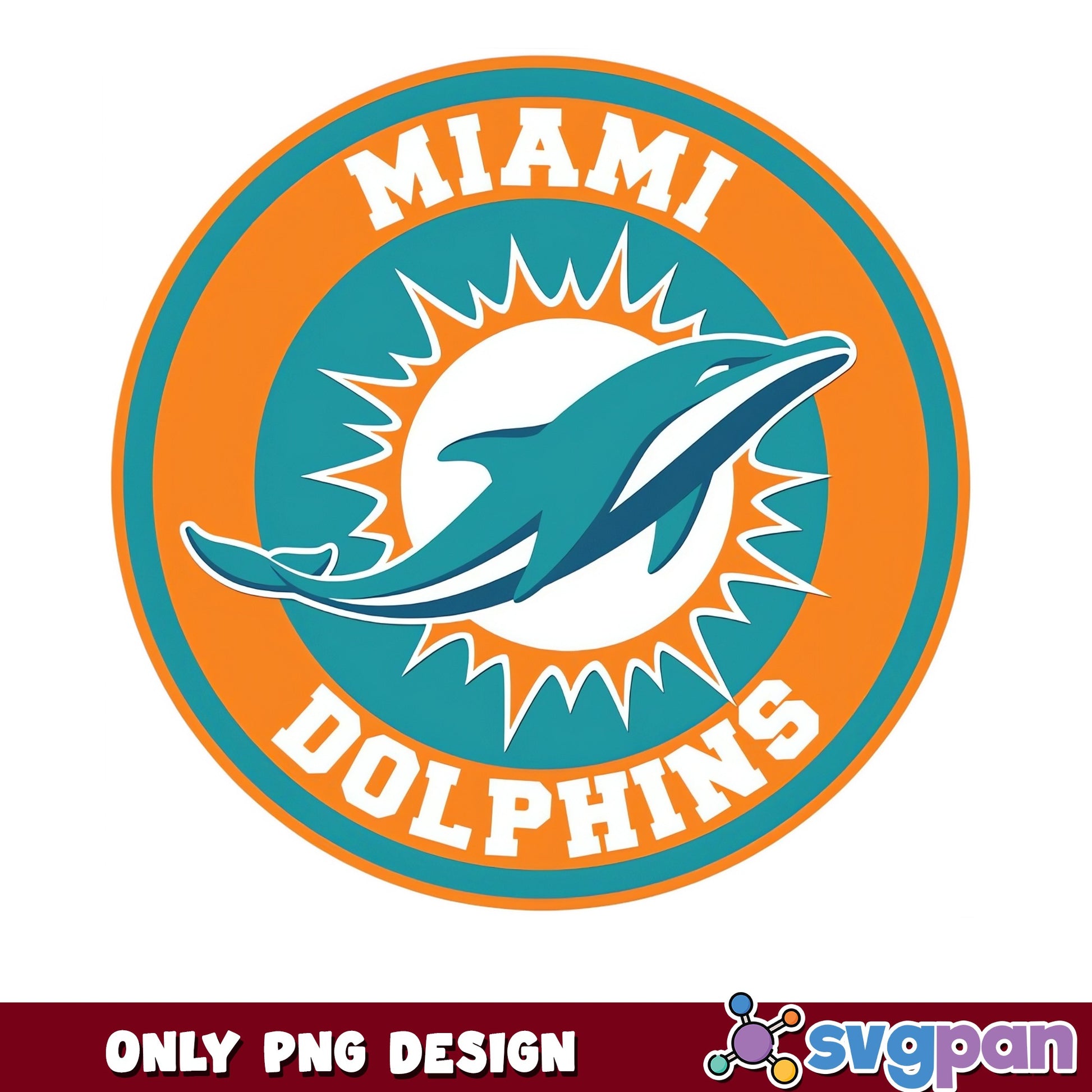 Miami Dolphins PNG, NFL Football Team Logo, Dolphins PNG