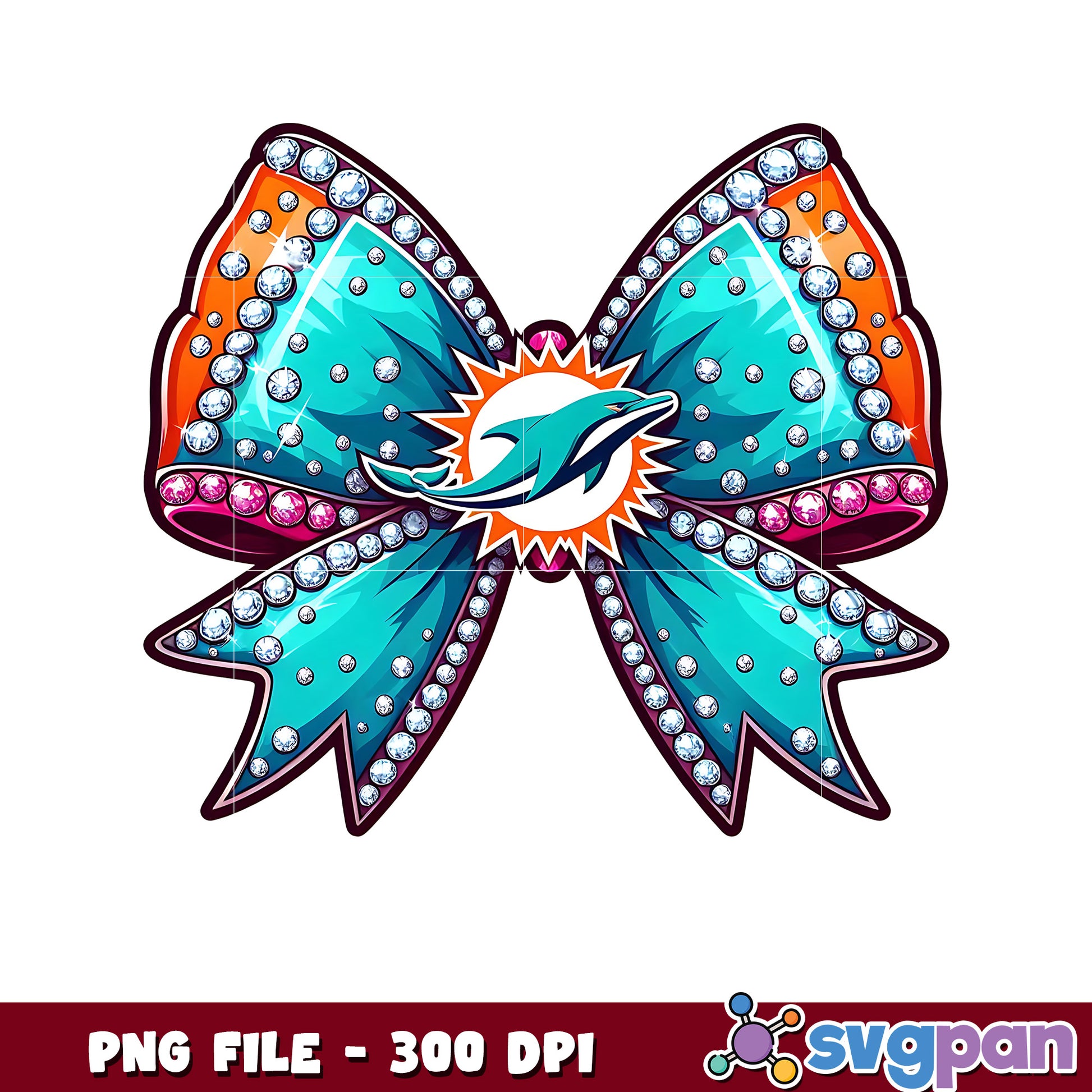 Miami dolphins bowtie png, super bowl png, national football league png