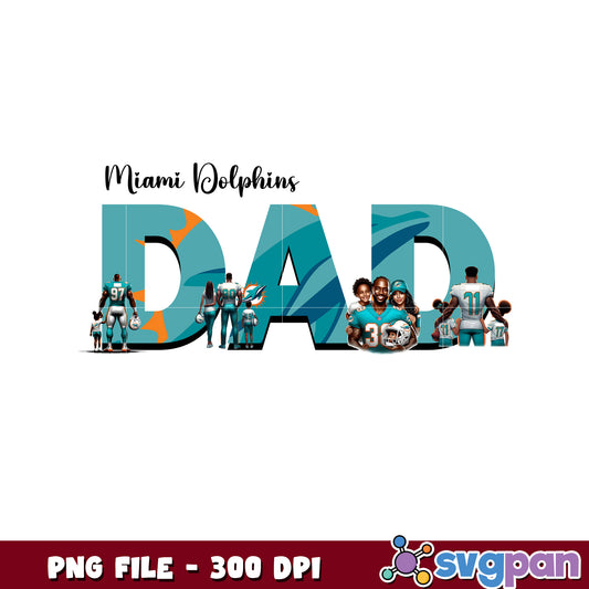 Miami dolphins dad png, national football league png, amercan football png