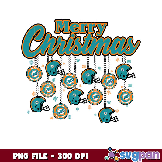 Miami dolphins helmet merry christmas png, nfl games today​ png, nfl teams 2025 png