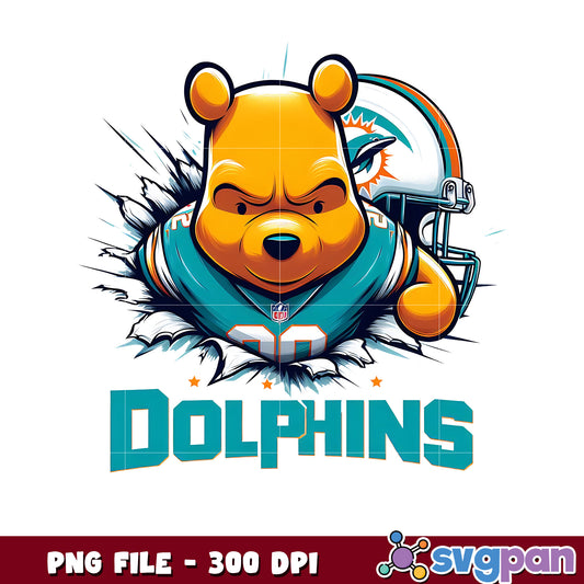 Miami dolphins winnie pooh png, nfl games today png, american rugby png