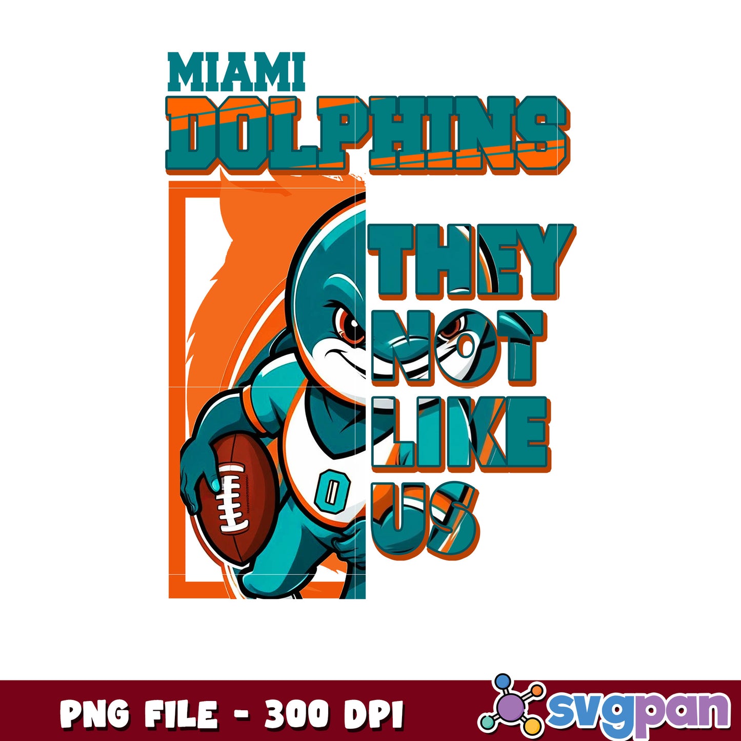 Miami dolphin they not like us png, miami dolphins meme png, nfl 2025 png