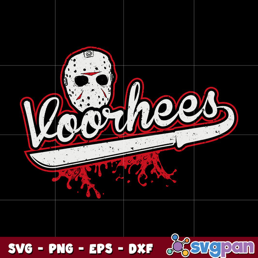 Michael Myers Voorhees svg 