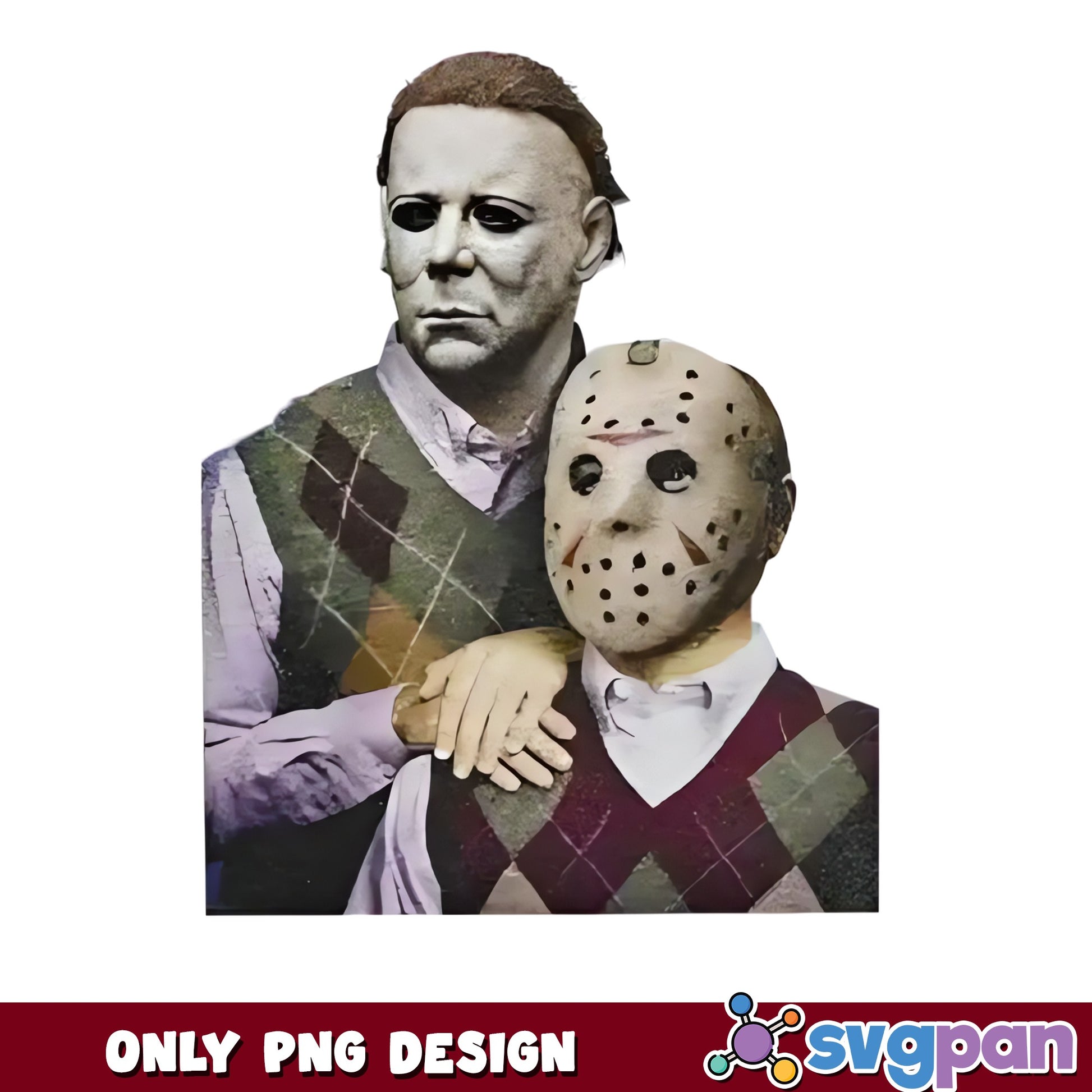 Michael Myers And Jason Voorhees PNG, Horror Halloween PNG