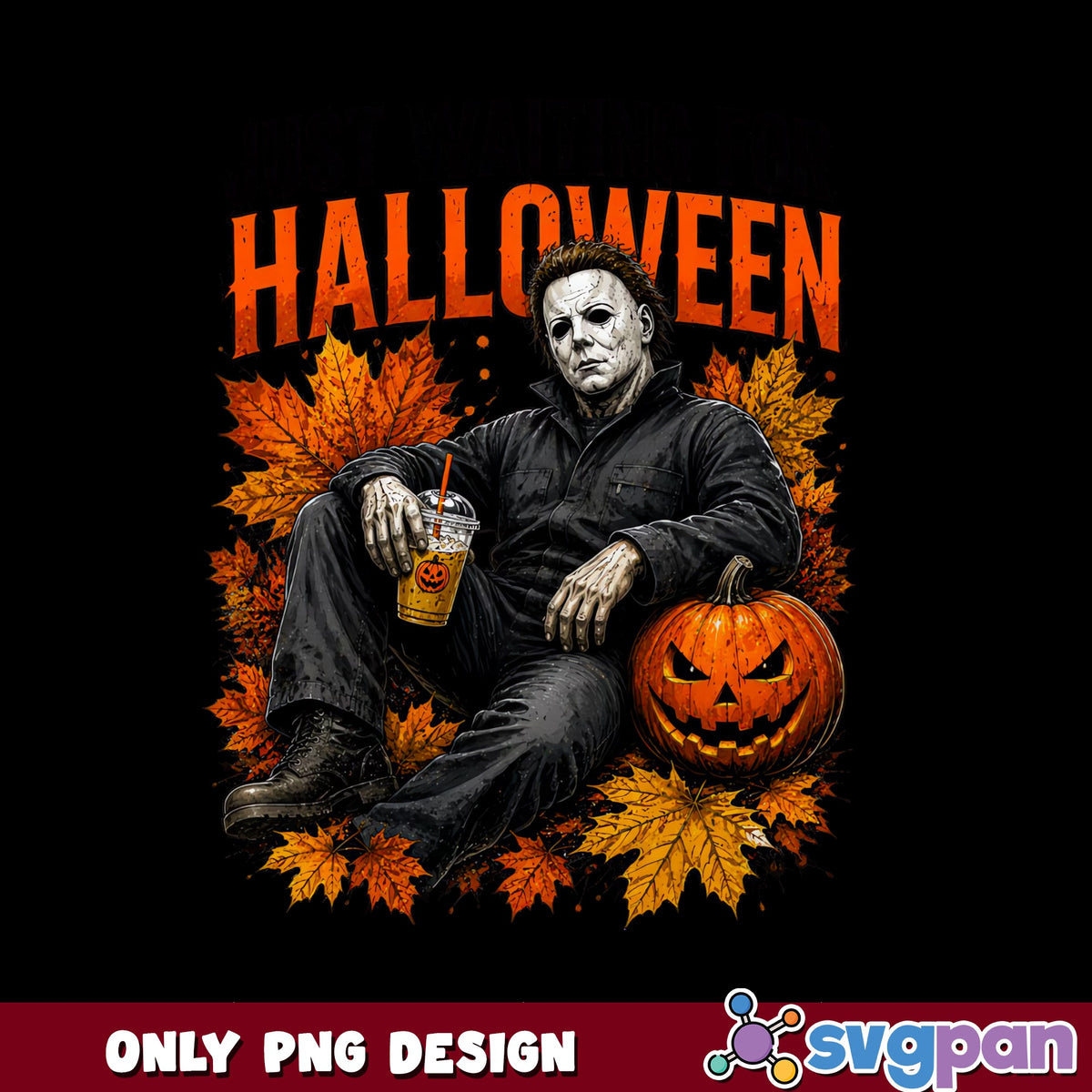 Michael Myers Halloween PNG, Horror Movie PNG, Pumpkin PNG