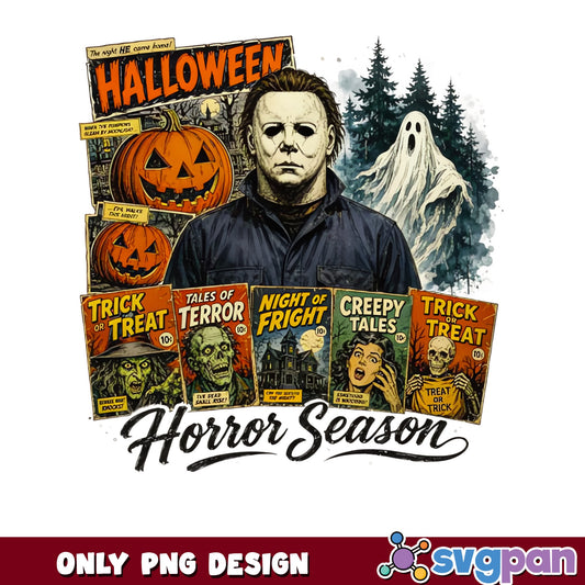 Michael Myers Horror Season PNG, Halloween PNG, Trick Or Treat PNG