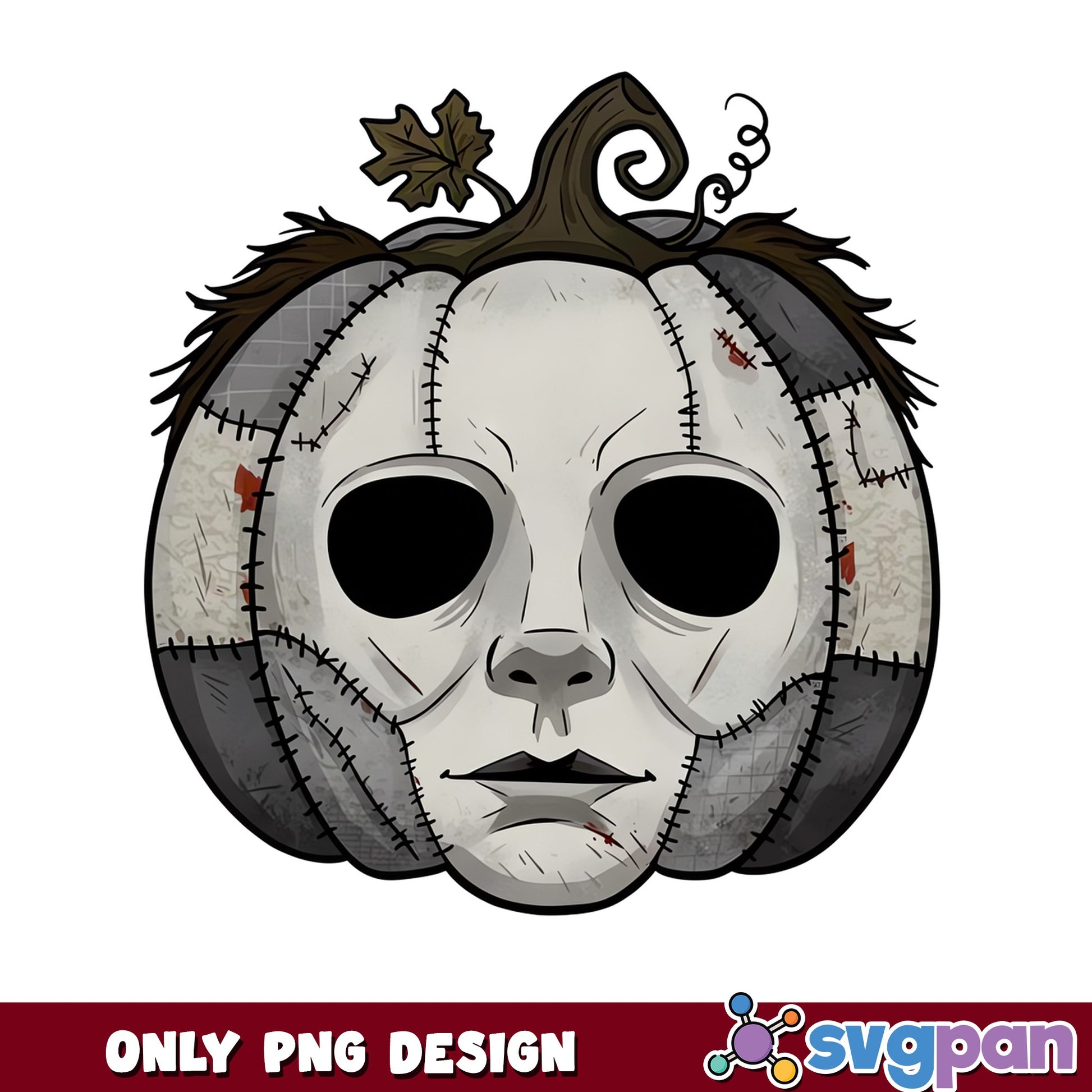 Michael Myers Pumpkin PNG, Halloween Horror PNG, Scary Mask PNG