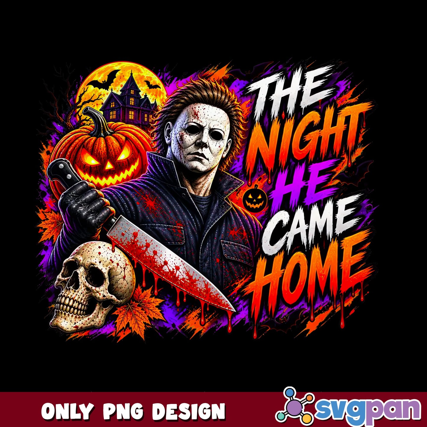 Michael Myers The Night He Came Home, Halloween PNG, Horror PNG