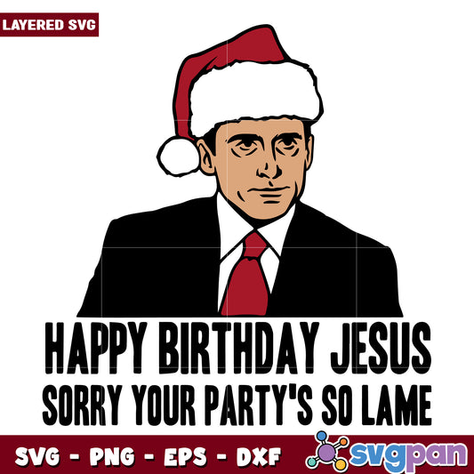 Michael happy birthday jesus svg, halloween costumes svg, trick or treat svg