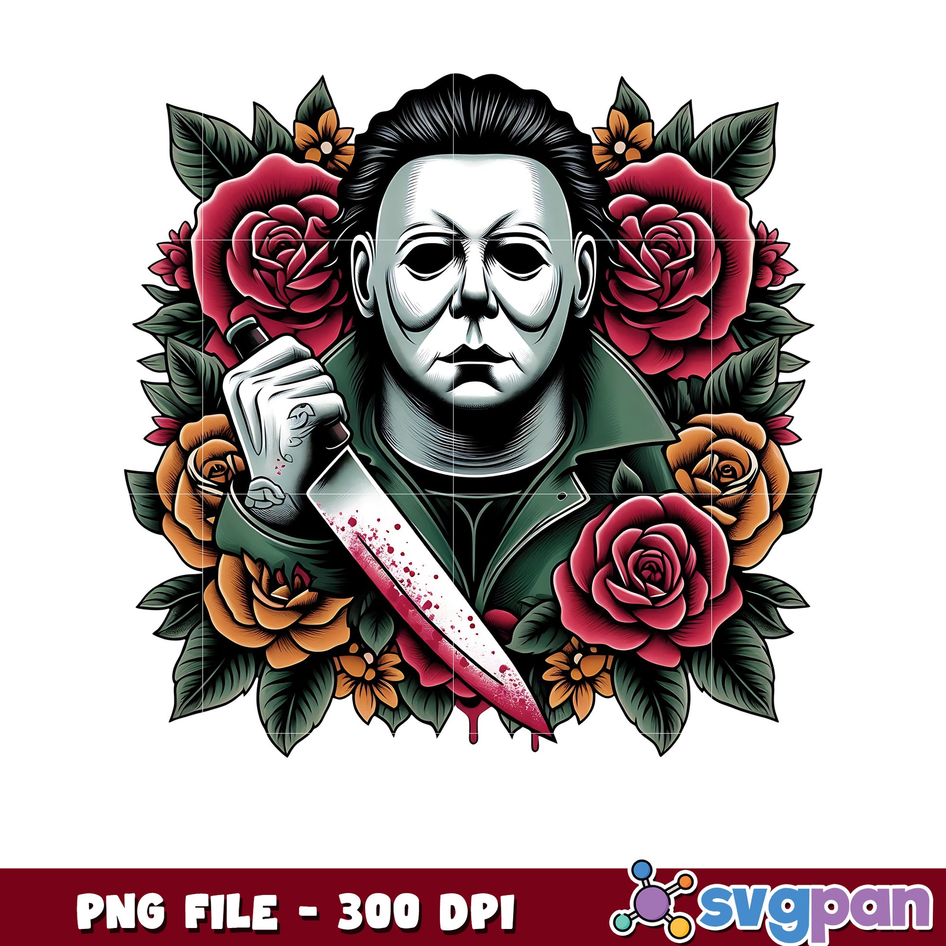 Michael myers halloween png, trick or treat png, halloween days png