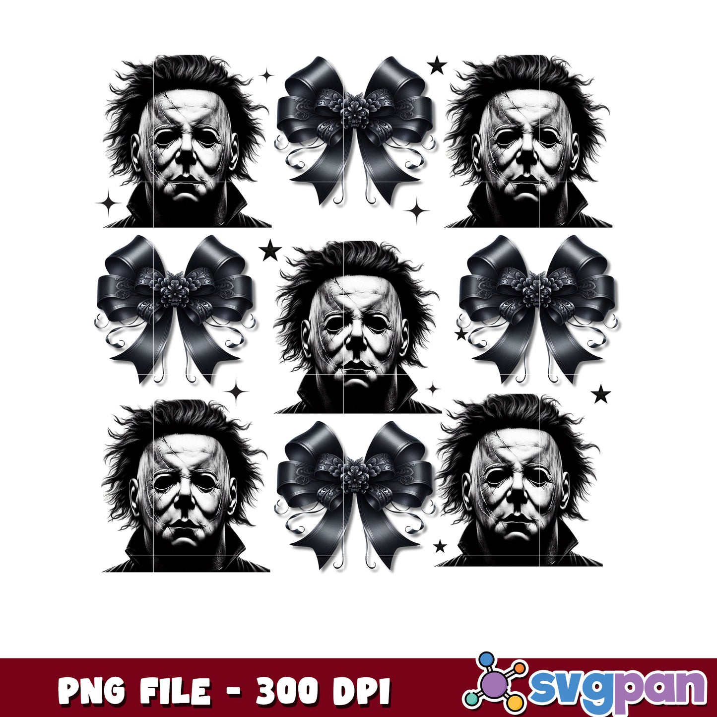 Michael myers head png, halloween background png, halloween candy png