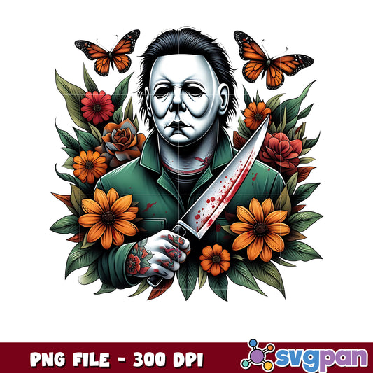 Michael myers png, halloween toys png, halloween characters png