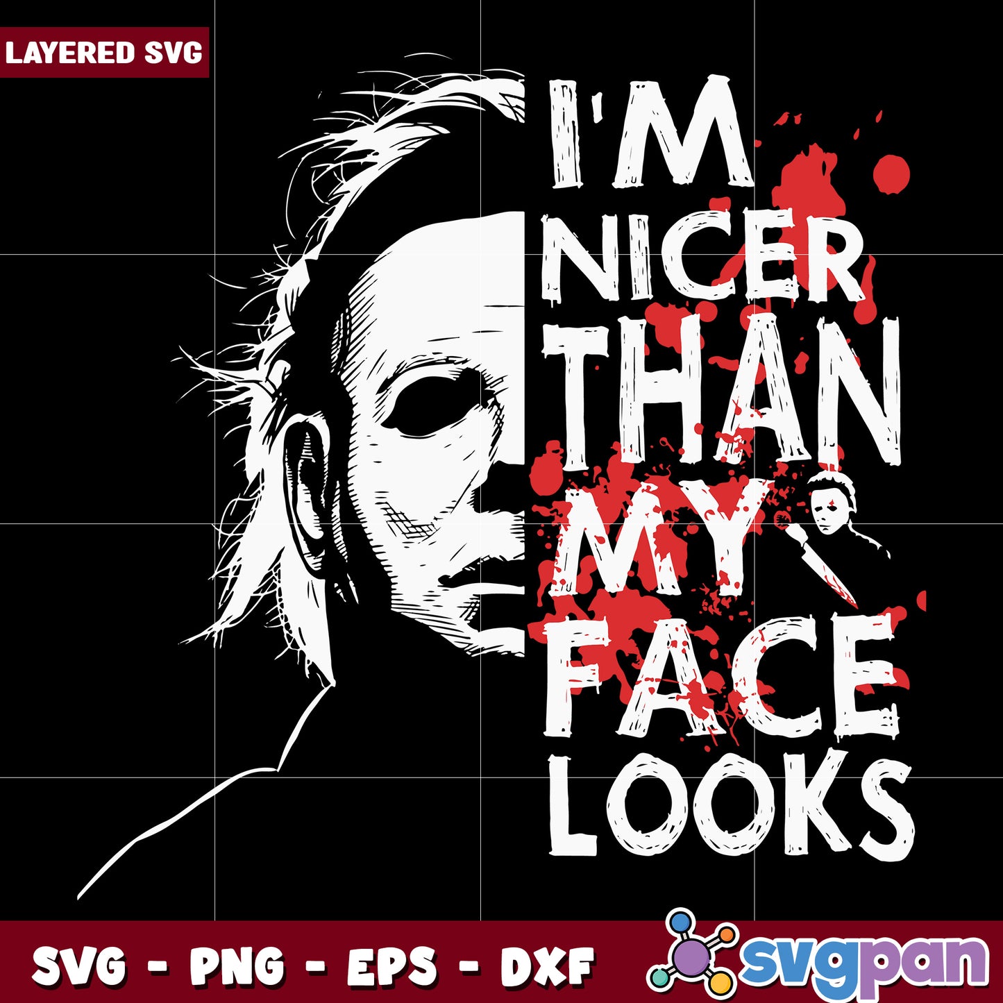 Michael myers svg, halloween michael svg, trick or treat svg