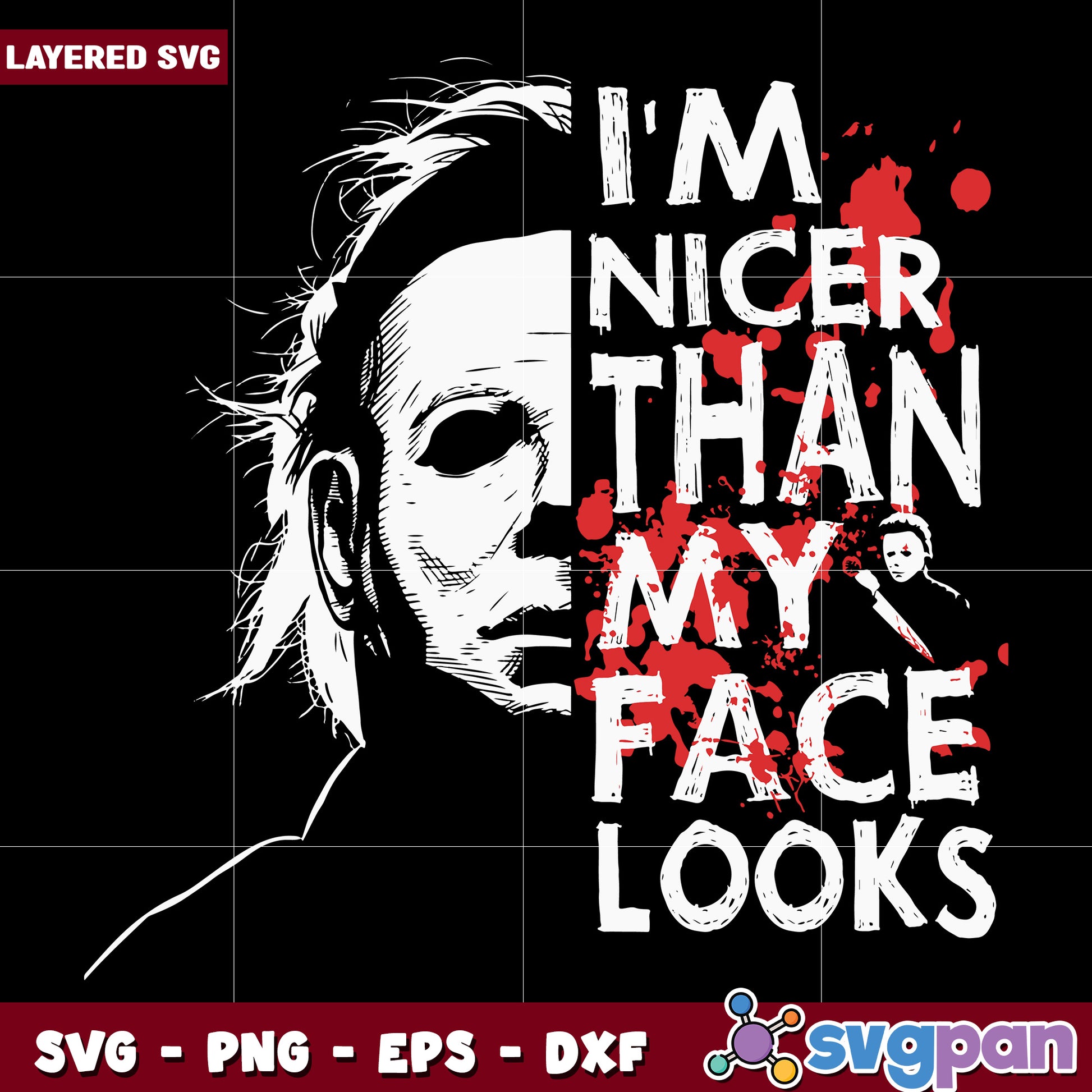 Michael myers svg, halloween michael svg, trick or treat svg
