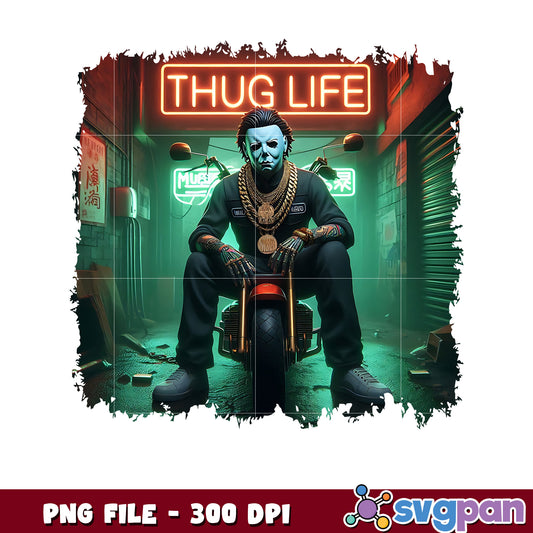 Michael myers thug life shang hai png, halloween vacation png, halloween toys png