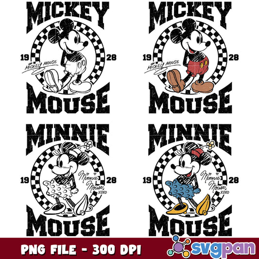 Mickey Minnie Mouse PNG Bundle 300 DPI