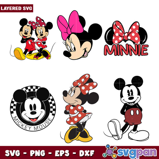 Mickey Minnie SVG Bundle