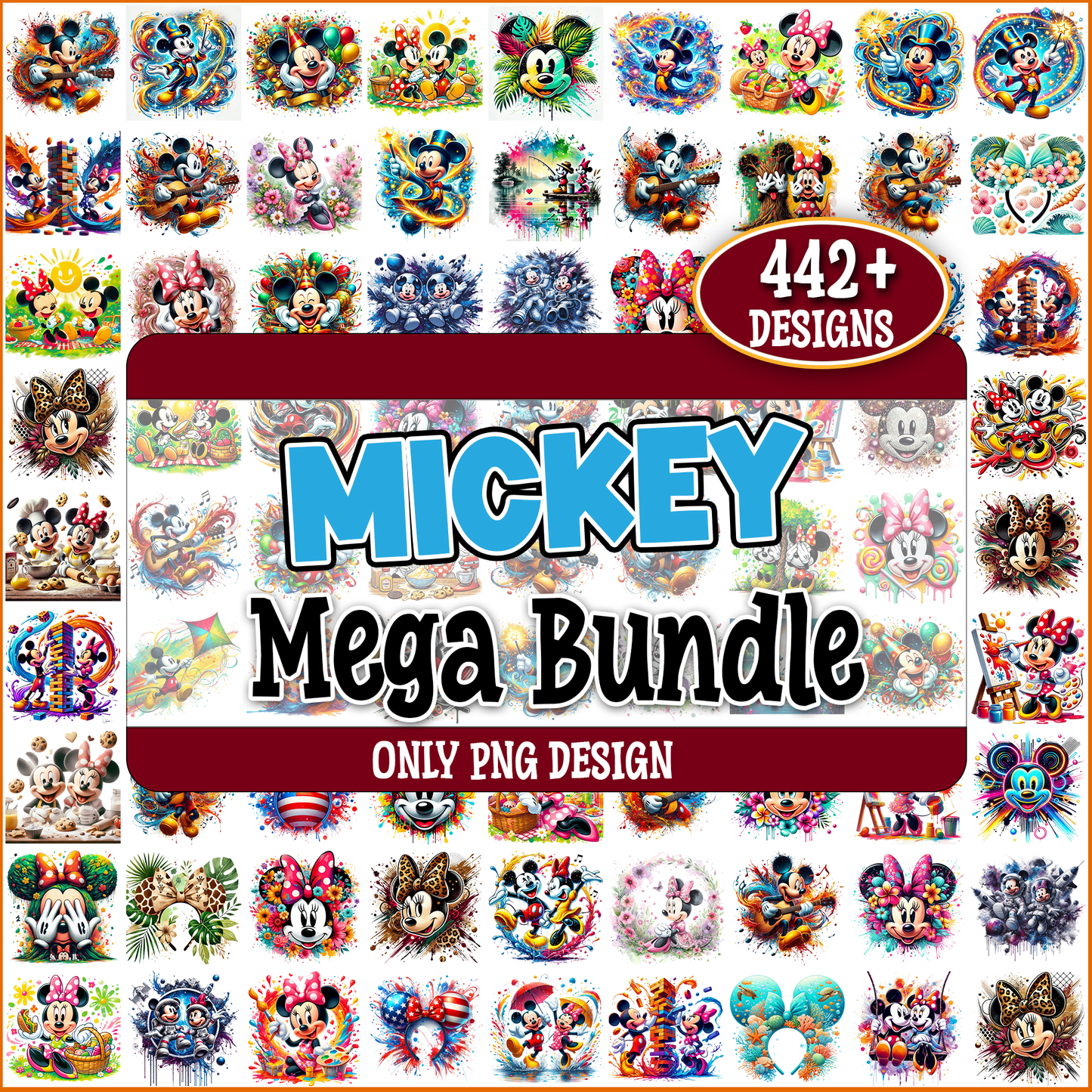 Mickey Minnie png bundle
