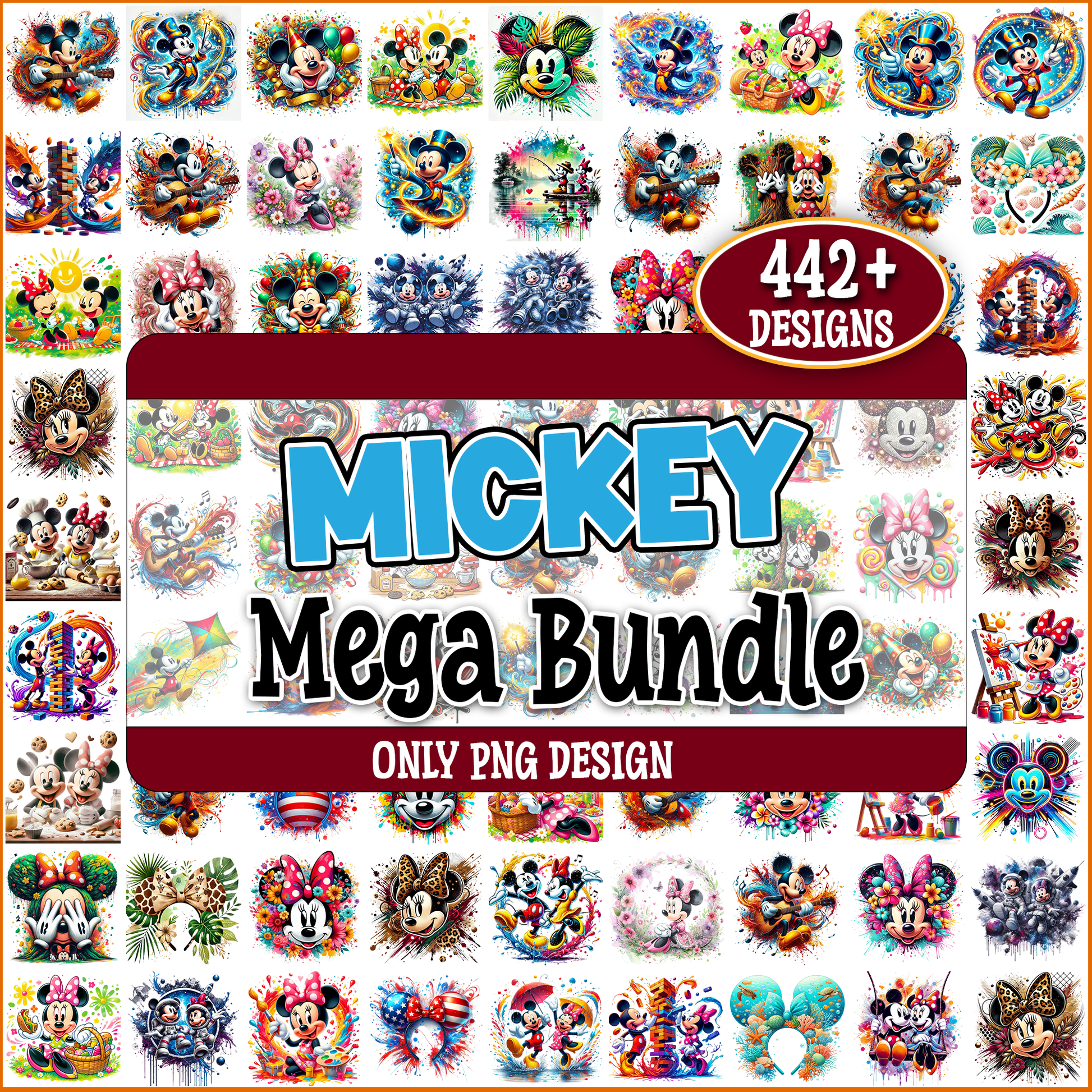 Mickey Minnie png bundle
