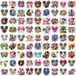 Mickey Minnie png bundle, mickey mouse png, disney characters png