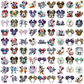 Mickey Minnie png bundle, mickey mouse png, disney characters png