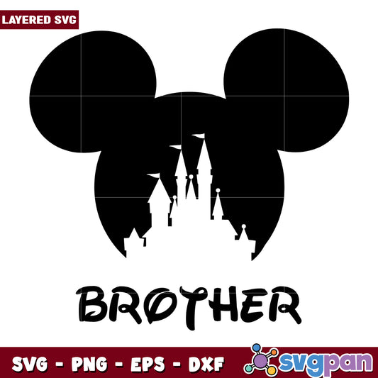 Mickey Mouse Brother SVG Cut File