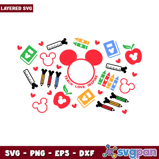 Mickey Mouse Classroom Design, perfect for teaching materials and decor