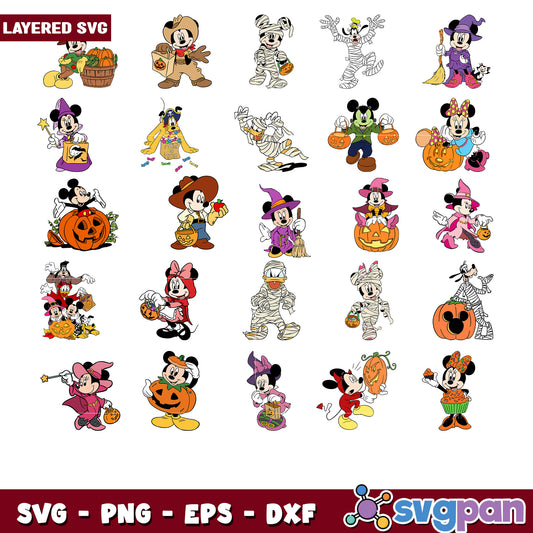 Mickey Mouse Halloween SVG Bundle for Crafting Fun