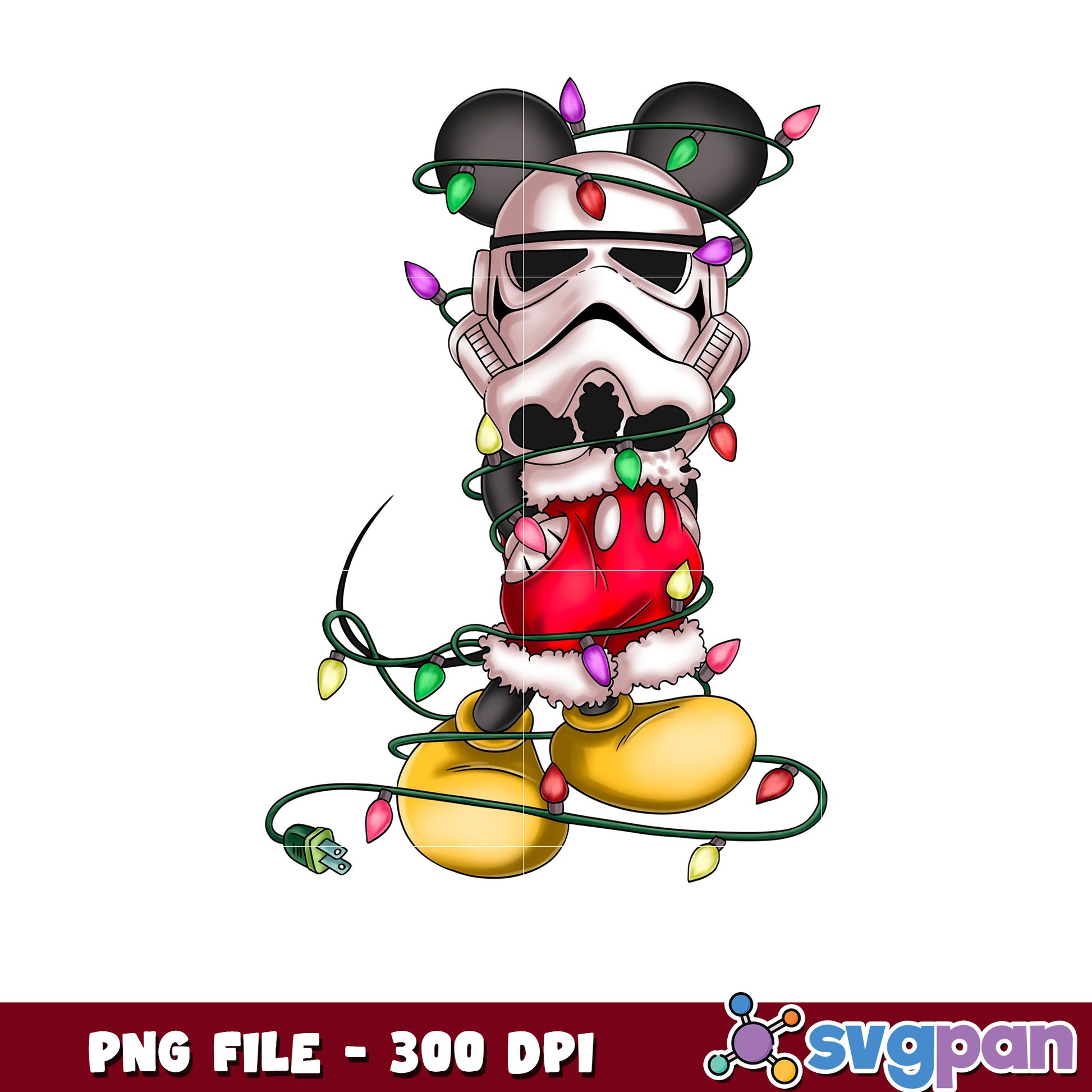 Mickey Mouse Stormtrooper Christmas PNG