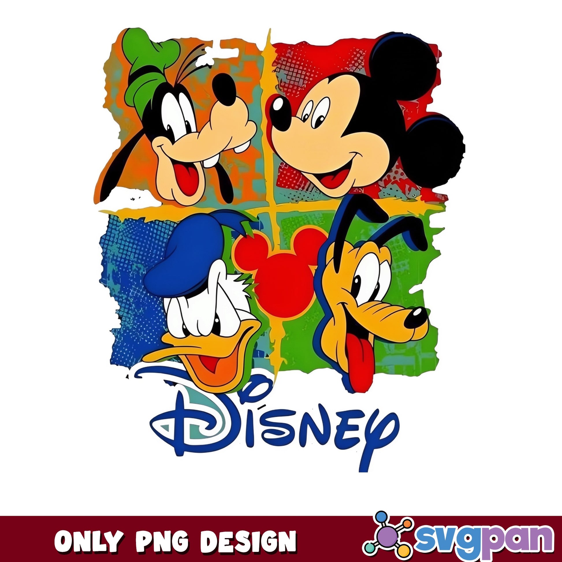 Mickey And Friends Disney PNG, Goofy Donald Pluto PNG, Disney Characters PNG