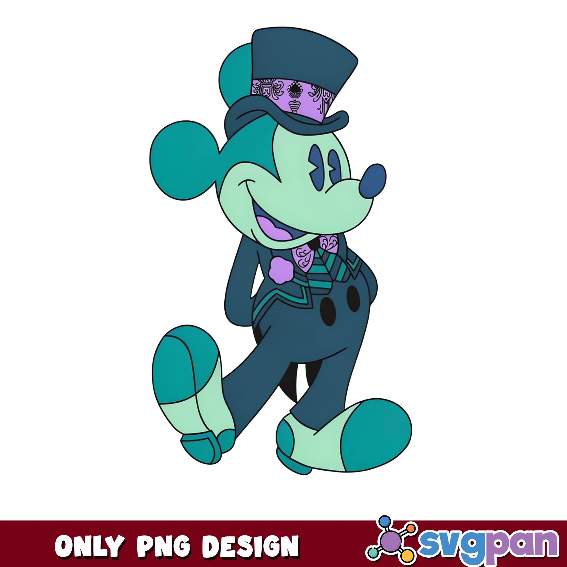 Mickey Haunted Mansion Halloween PNG, Spooky Mickey Mouse, Disney PNG