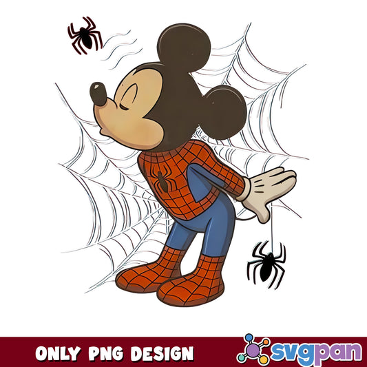 Mickey Mouse Spiderman PNG, Disney Marvel Superhero Mashup, Spider PNG