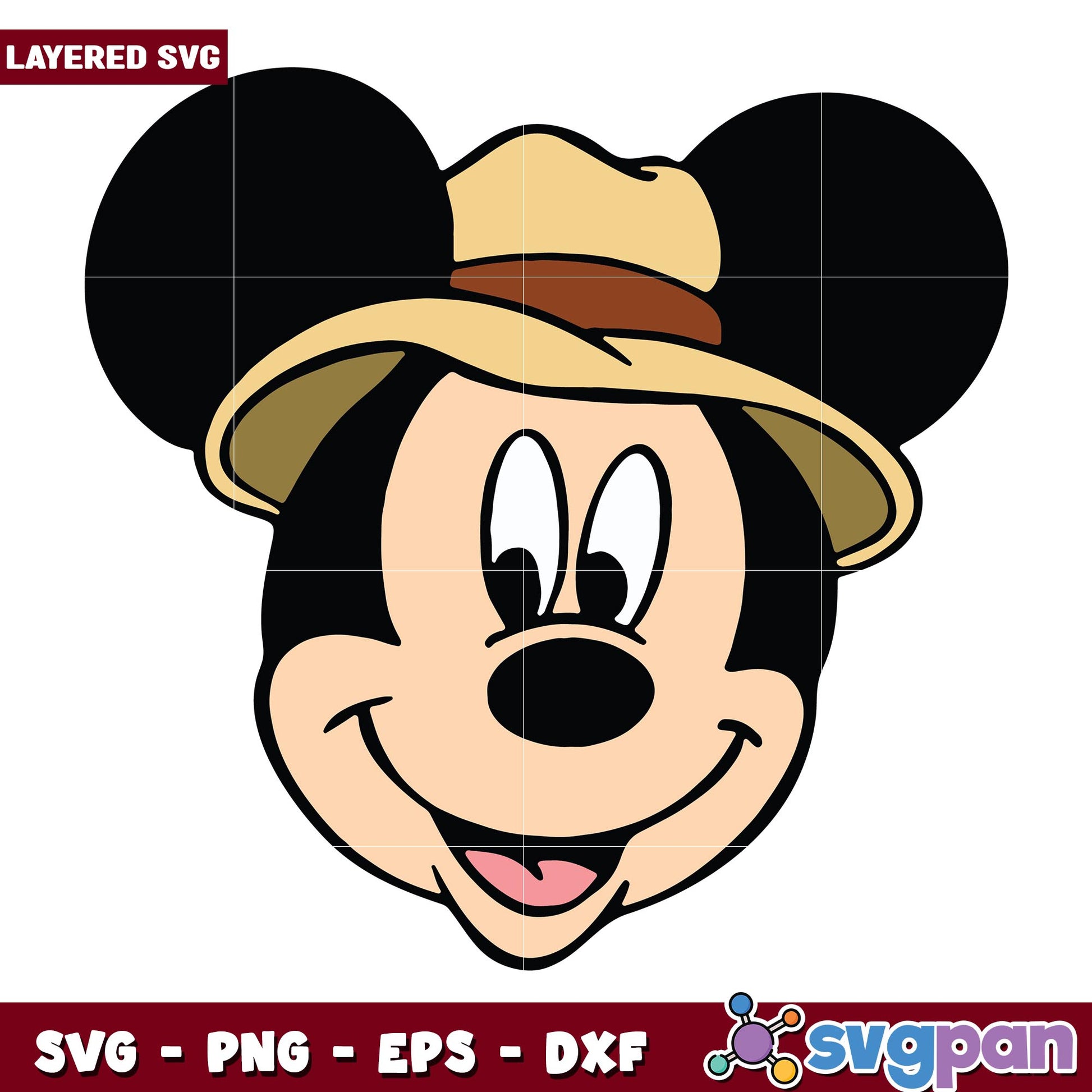 Mickey Safari  svg, Disney characters svg, Digital Download 